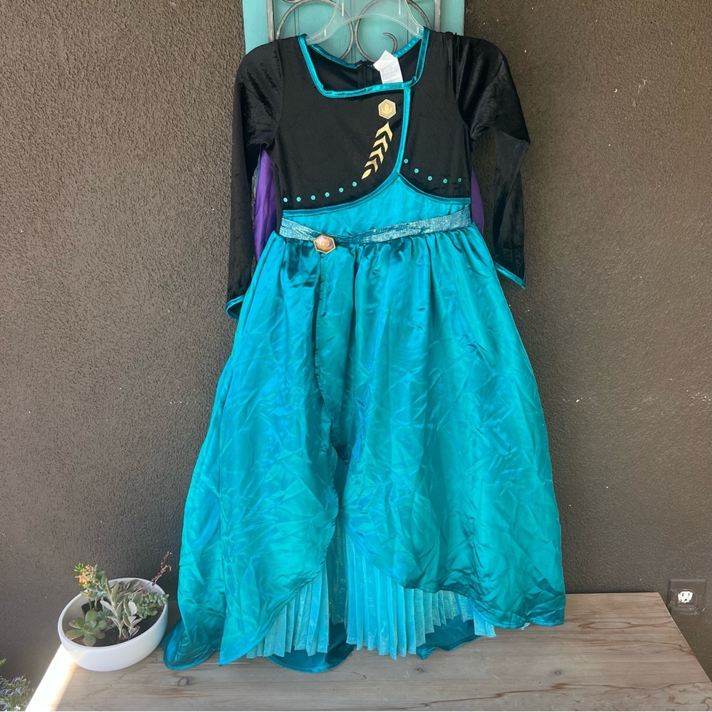 Disguise Licensed Frozen 2 Disney Girls Queen Anna Costume-Medium 7/8